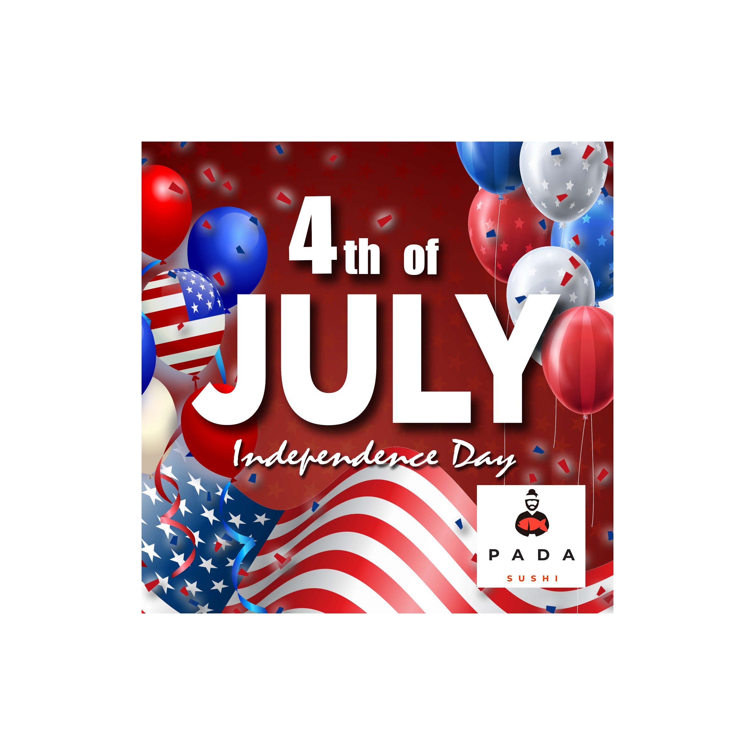 Sticker - Independence Day