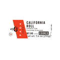 Label - California Roll