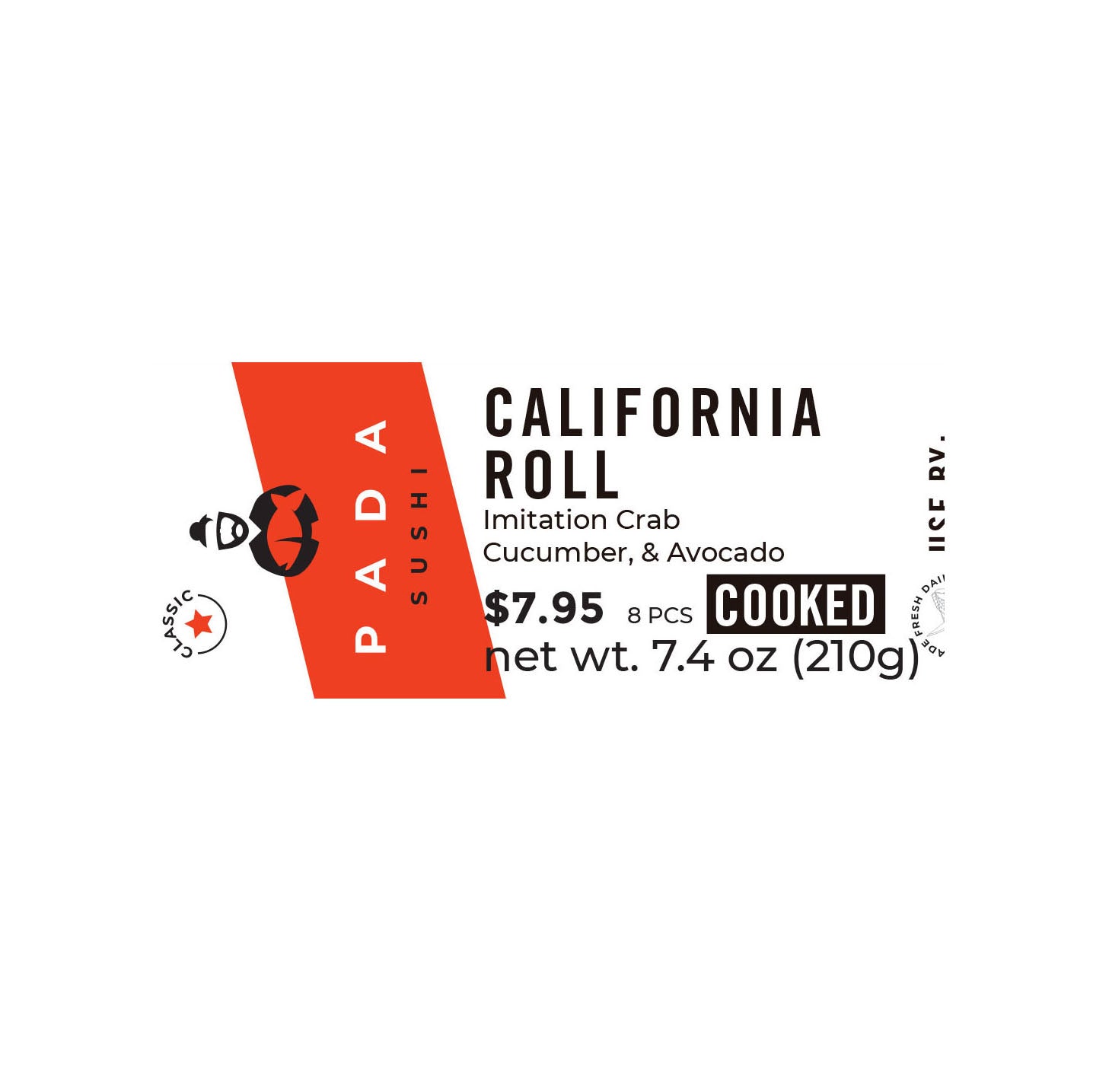 Label - California Roll