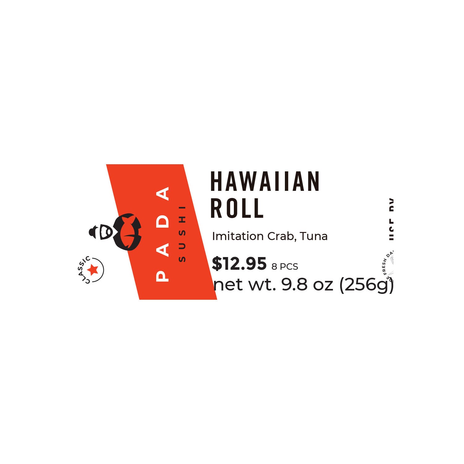 Label - Hawaiian Roll