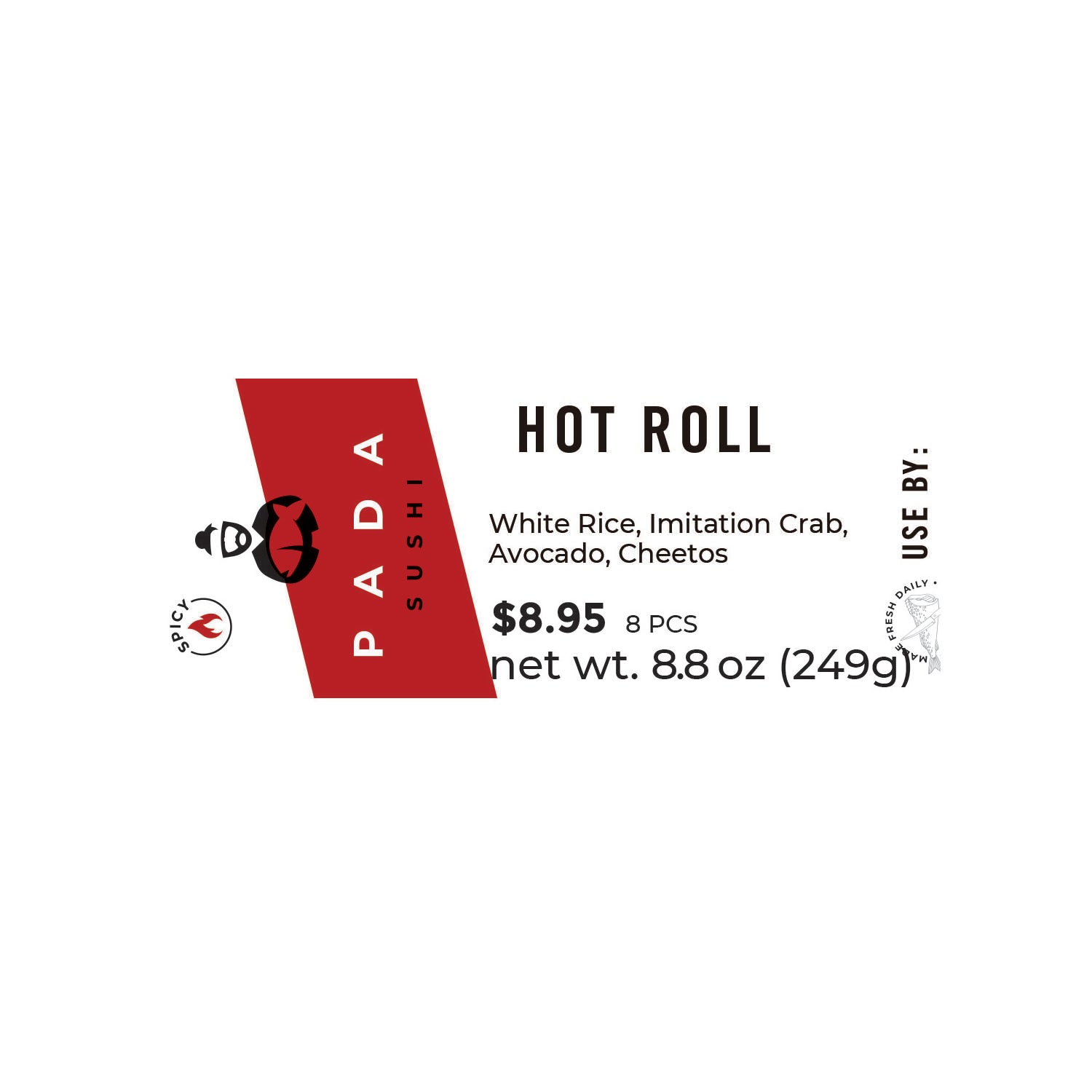 Label - Hot Roll