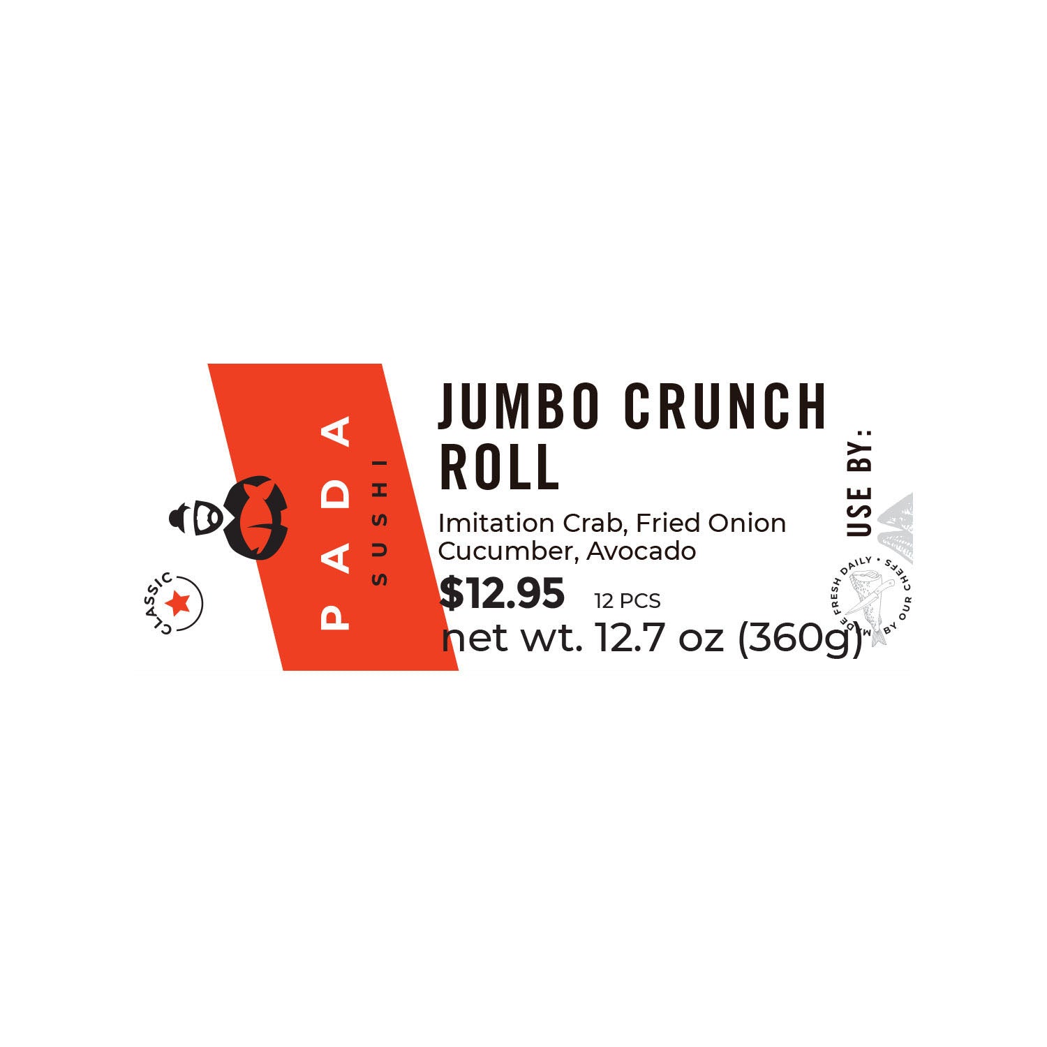 Label - Jumbo Crunch