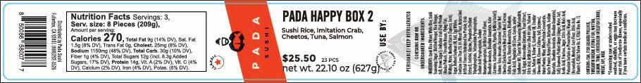 Label - Pada Happy Box 2 / 50 roll