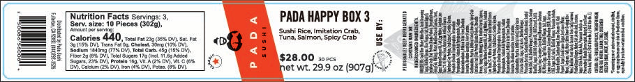 Label - Pada Happy Box 3 / 50 roll (Copy)