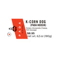 Label - K-Corn dog