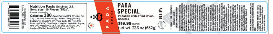 Label - Pada special $18.99 / 50 roll