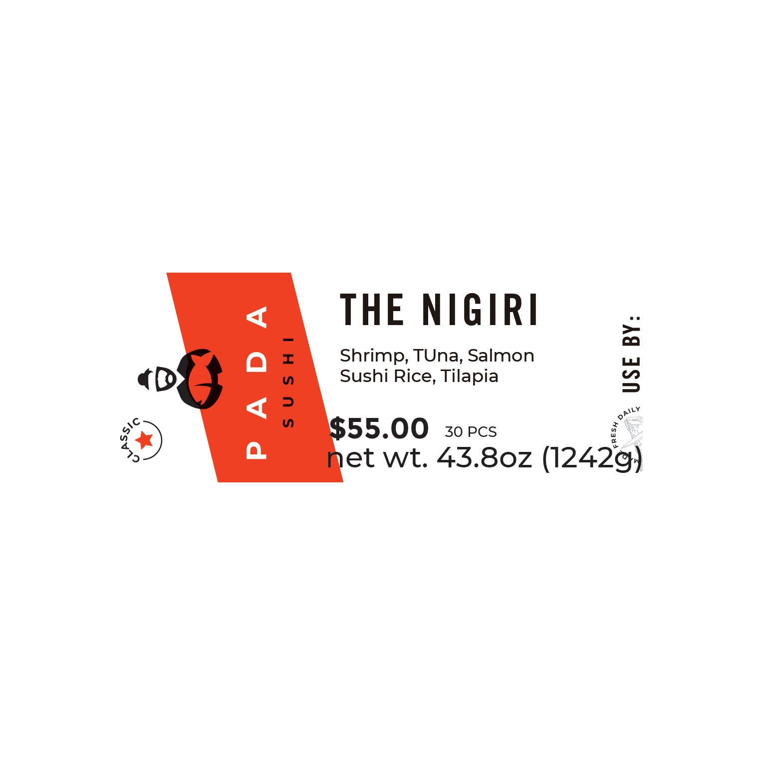 Label - Party B - The Nigiri