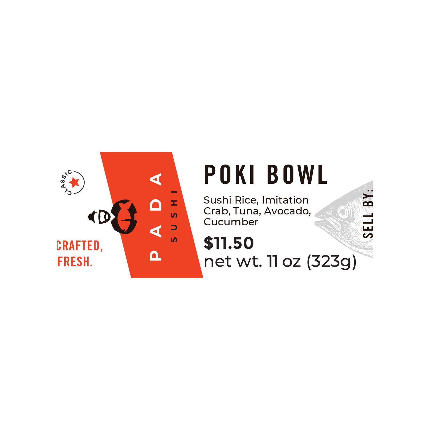 Label - Poki Bowl