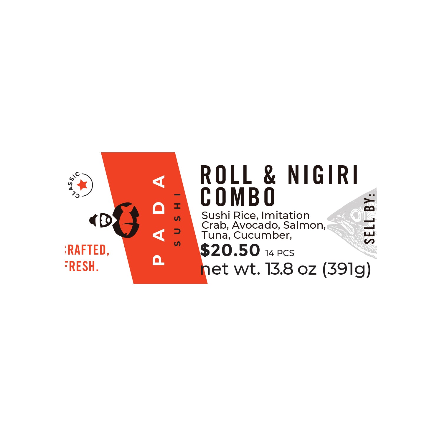 Label - Roll Nigiri & Combo