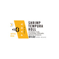 Label - Shrimp Tempura Roll