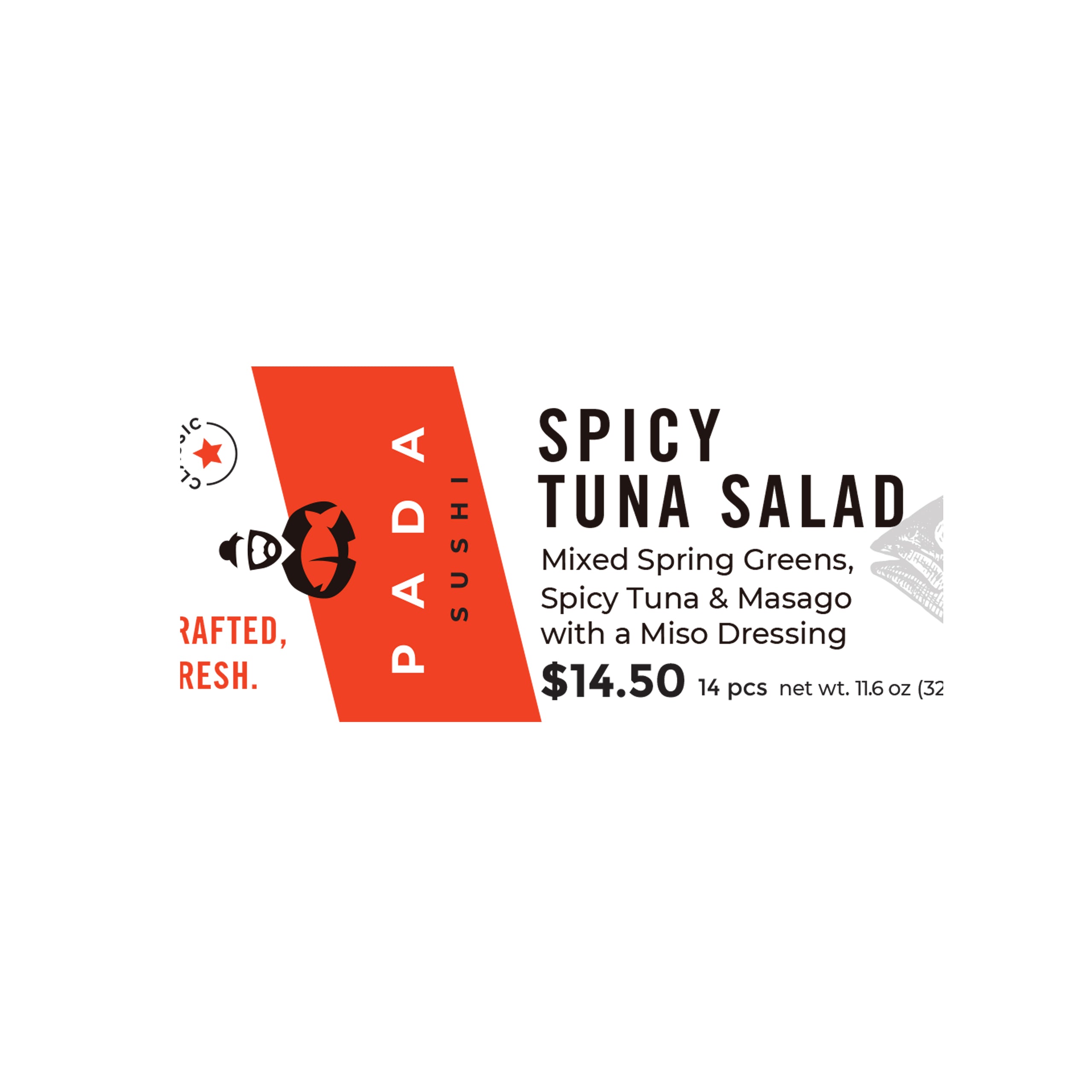 Label - Spicy Tuna Salad