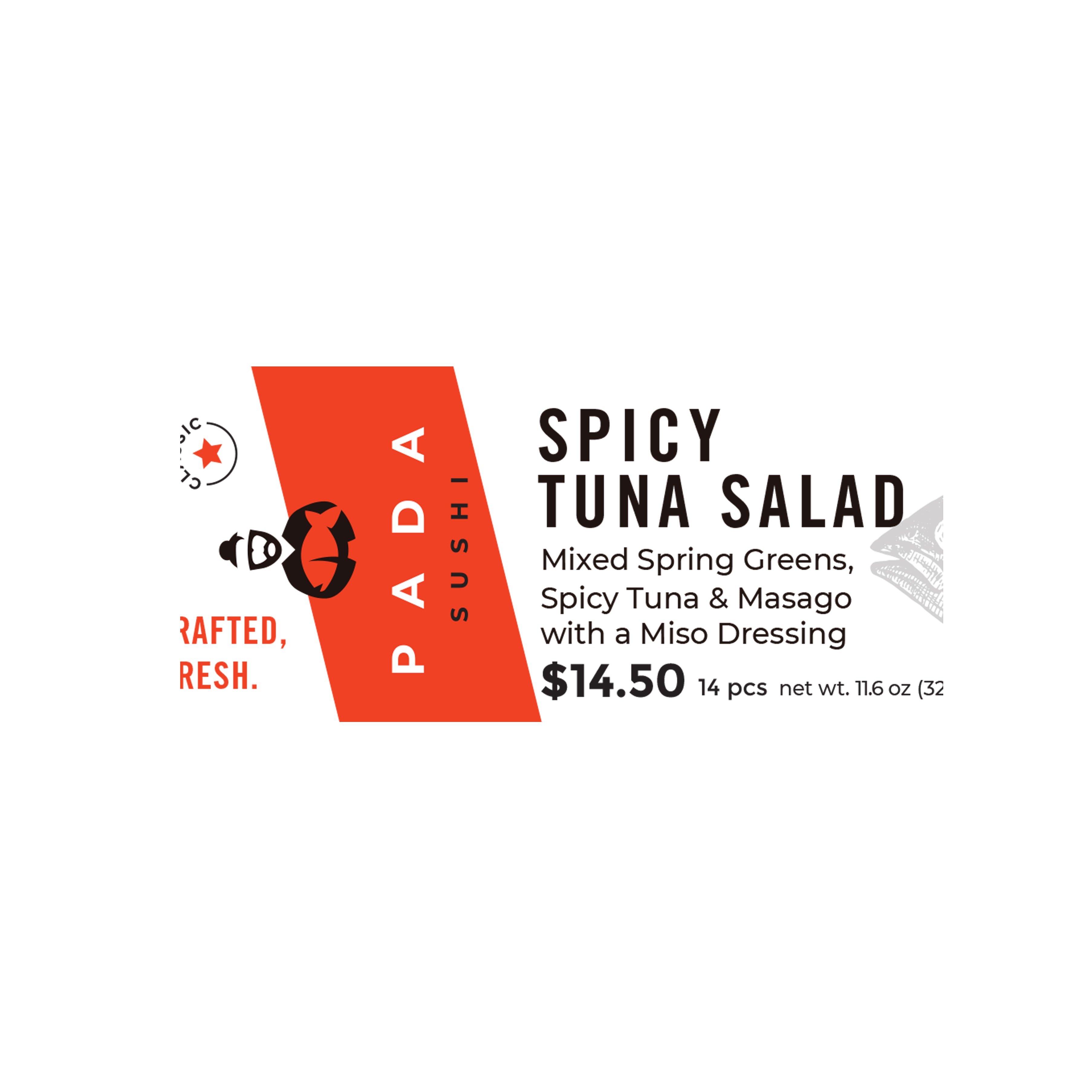 Label - Spicy Tuna Salad