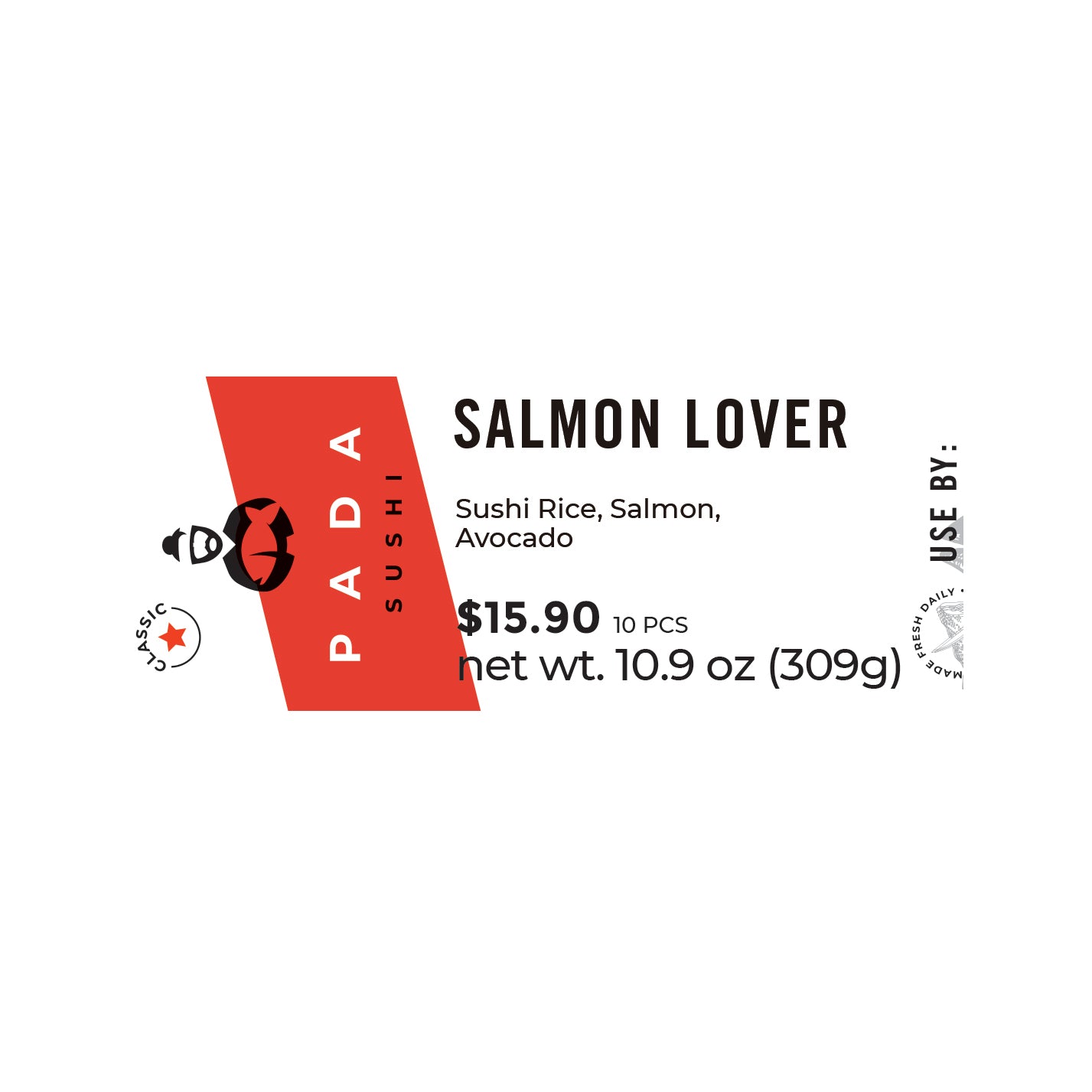 Label - Salmon Lover