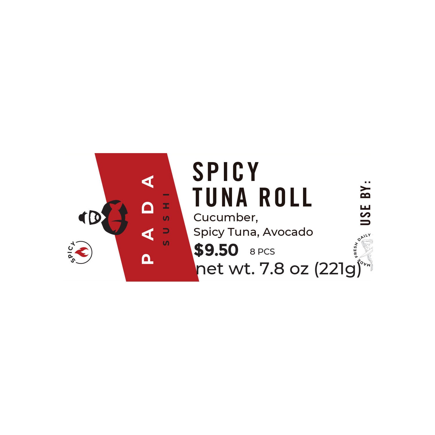Label - Spicy Tuna Roll