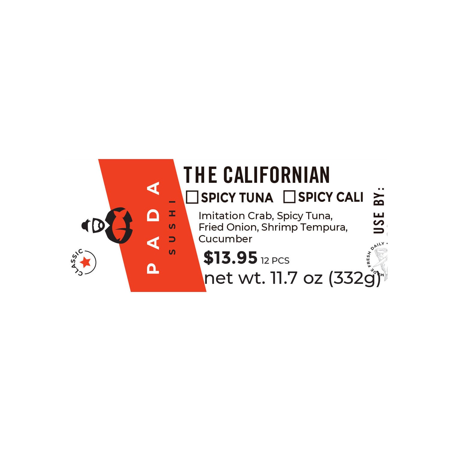 Label - The Californian Roll
