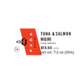 Label - Tuna & Salmon Nigiri
