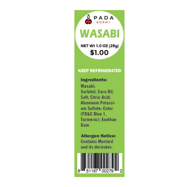 Label - Wasabi