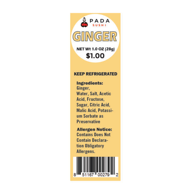 Label - Ginger
