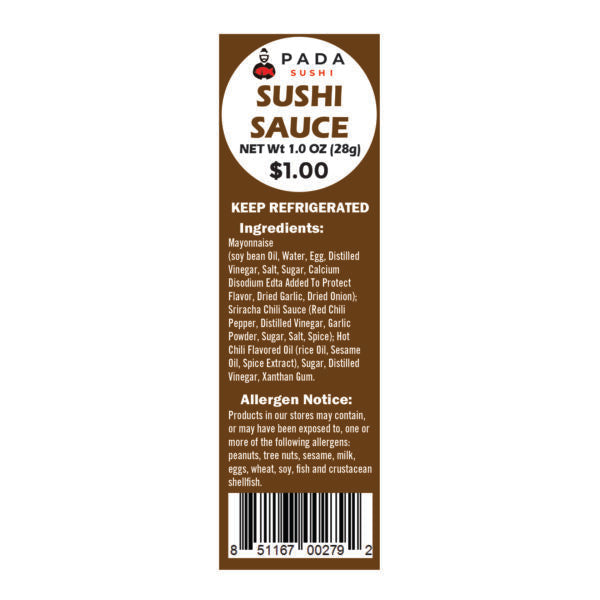 Label - Sushi Sauce